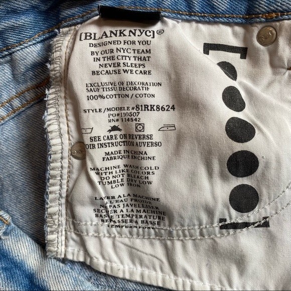 Blank NYC | The Barrow Vintage High Rise Shorts | 3” Inseam - Picture 6 of 12